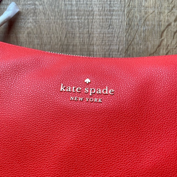 Orangey-Red Kate Spade Purse - Picture 4 of 4
